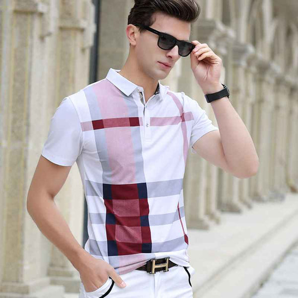 Plaid Polo