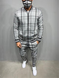 Plaid Tracksuit Set