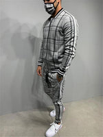 Plaid Tracksuit Set