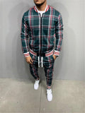 Plaid Tracksuit Set