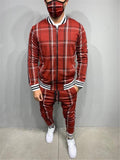 Plaid Tracksuit Set