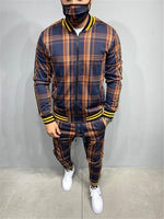 Plaid Tracksuit Set