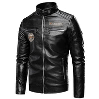 Ucrazy Distressed Leather Jacket