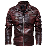 Ucrazy Distressed Leather Jacket