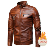 Ucrazy Distressed Leather Jacket