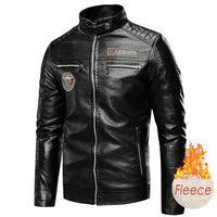 Ucrazy Distressed Leather Jacket